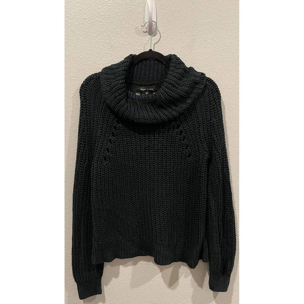 KENDALL AND KYLIE Knit Green Long Sleeve Sweater